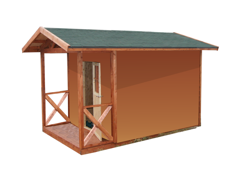 自分で作る小屋工房パネルハウス2736DL